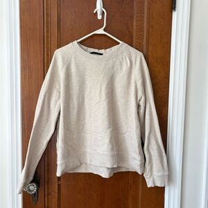 Jenni Kayne Saturday Cream Crewneck Sweatshirt - XL